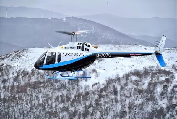 華彬航空直升機來往北京、張家口