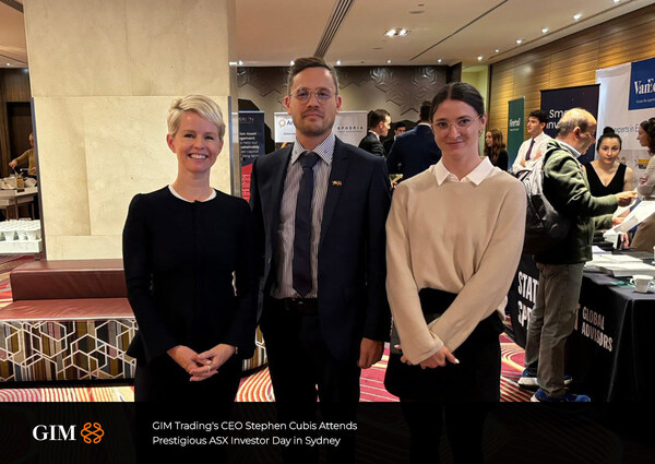 Stephen Cubis, Chief Executive Officer at GIM Trading alongside Gemma Dale, Director of SMSF and Investor Behaviour from nabtrade at the ASX Investor Day