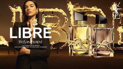 Dua Lipa for Libre Flowers & Flames by YSL Beauty