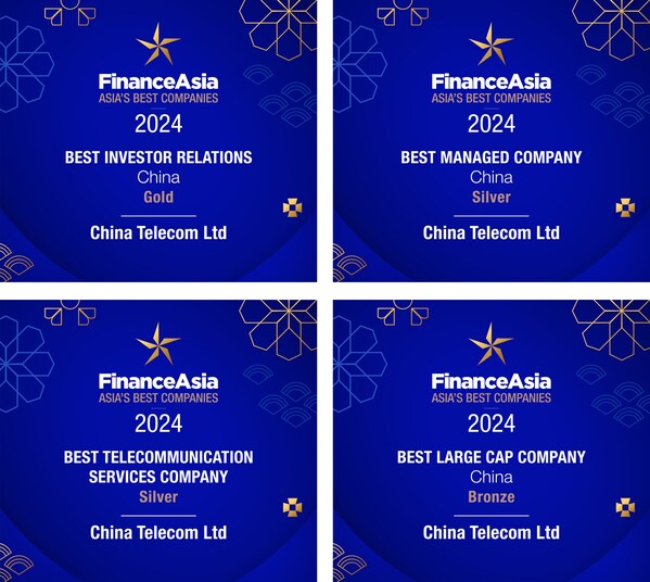 China Telecom Honoured with Four Awards by FinanceAsia