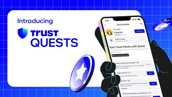 Trust Wallet Quests, a fun and gamified way to learn about blockchain technology