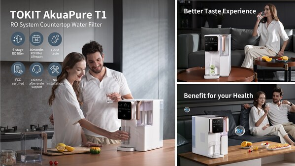 TOKIT Unveils State-of-the-Art Water Filter Collection AkuaPure Crafted for North America Homes