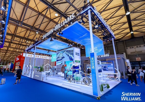 Sherwin-Williams Booth at 2024 China Coatings Show