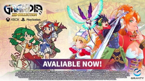 Gravity Launches 'Grandia HD Collection' for PlayStation®4 in Asia!