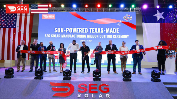 SEG Solar Inaugurates Houston Solar Module Manufacturing Plant