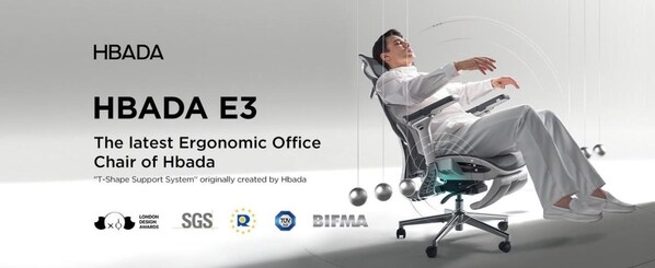 Hbada Creates Professional Ergonomic Chairs, Hbada E3 Ergonomic Office Chair Offers Comfortable Options for Prolonged Sitting