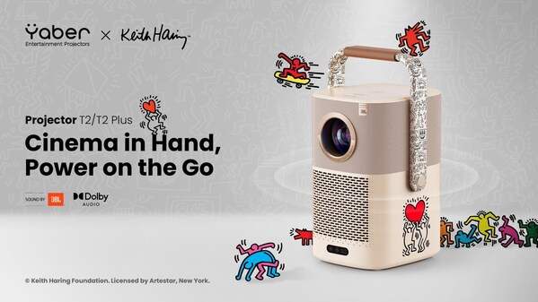 Yaber Introducing the World's First Keith Haring-Inspired Projector, T2 series