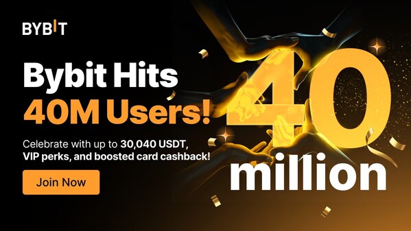 Bybit Celebrates 40 Million Strong Community with Epic Rewards Campaign!