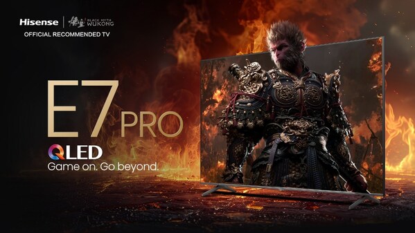 Black Myth Wukong Official Recommended: TV Hisense QLED E7 PRO series