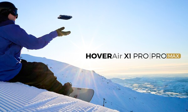 business new tamfitronics HOVERAir X1 PRO and PROMAX - World's First 8K Flying Action Camera