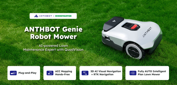 ANTHBOT Genie Robot Mower: A Bright Future for Lawn Care