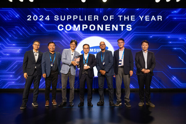 Samsung Electro-Mechanics has been awarded Qualcomm’s 2024 Supplier of the Year. (PRNewsfoto/Samsung Electro-Mechanics)