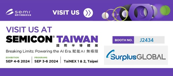 SurplusGLOBAL at SEMICON TAIWAN 2024