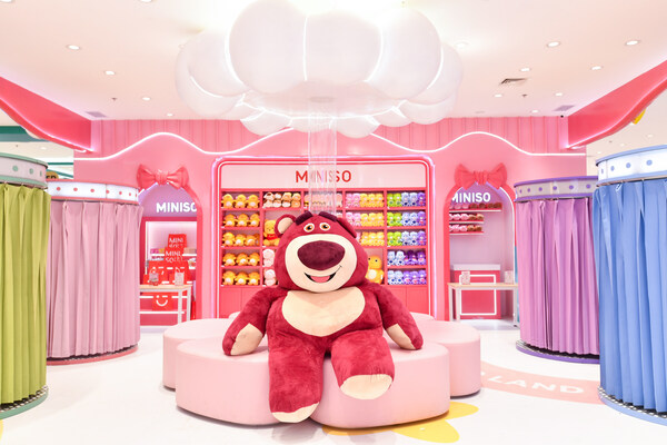 Interior of MINISO Indonesia Jakarta Central Park Flagship Store