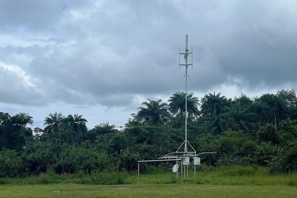 One of the communication sites deployed by Orange and ZTE