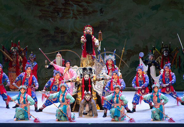 Photo shows the Chinese opera performance during the 2024 Chinese opera (Kunshan) festival opening in Kunshan, east China's Jiangsu Province on September 5. (Provided by Kunshan Converged Media Center)