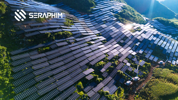 Photo shows panoramic view of Seraphim's solar PV project in southwest China's Yunnan Province. (Provided by Seraphim)