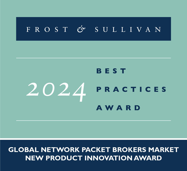 Frost & Sullivan Recognizes Keysight's Network Packet Brokers with 2024 New Product Innovation Award