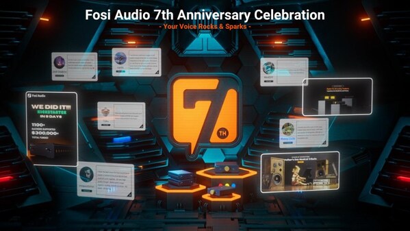 CISION PR Newswire - Fosi Audio Launches 7th Anniversary Celebration with the Theme 