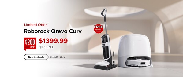 Roborock Announces Open Sale for Advanced New Cleaning Solution, the Qrevo Curv