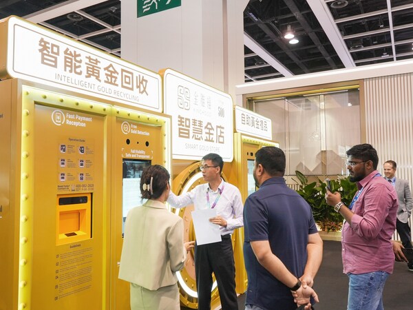 KINGHOOD’s International Version of Smart Gold Store Makes Its Debut in Hong Kong