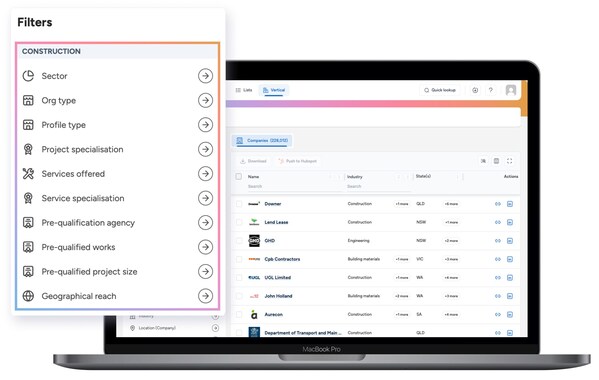 Firmable's New Construction Database