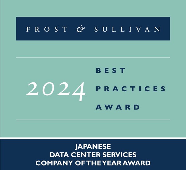 Frost & Sullivan Awards MC Digital Realty 2024 Japan Company of the Year Award for Leading Data Center Solutions