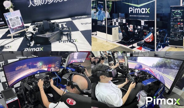 Premiere of new Pimax VR headset at TGS2024 (PRNewsfoto/Pimax Innovation Inc.)