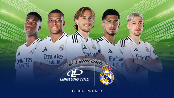 Linglong Tire becomes Real Madrid's global partner (PRNewsfoto/Shandong Linglong Tyre Co., Ltd.)