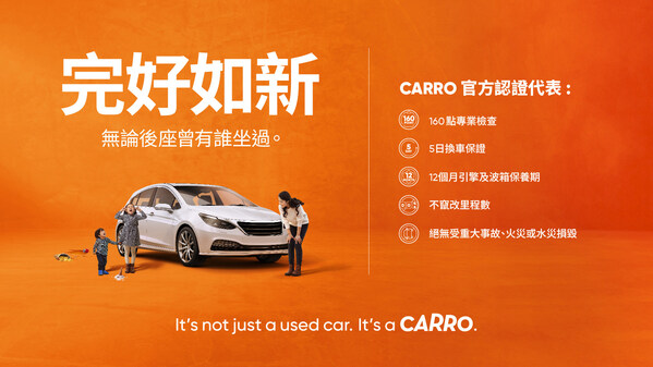 Carro Certified means the car is as As Good As New.