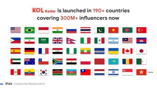 iKala KOL Radar Surpasses 300 Million Influencers, Leading Global Cross-Border Influencer Marketing with AI