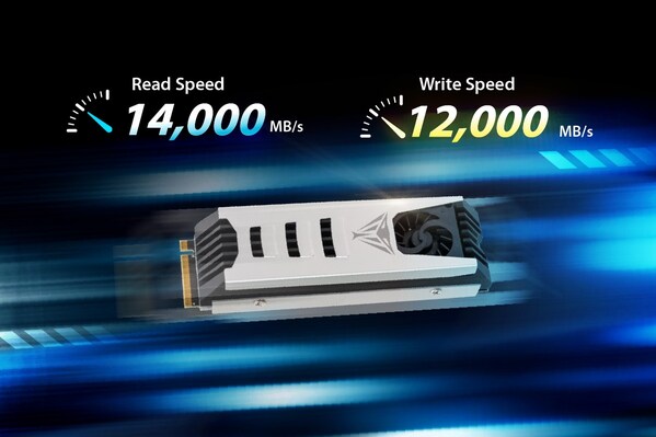 The Viper PV573 SSD boasts astonishing read speeds of up to 14,000 MB/s and write speeds of 12,000 MB/s.