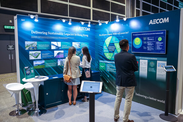 AECOM showcases ESG projects and solutions at ReThink Hong Kong 2024.