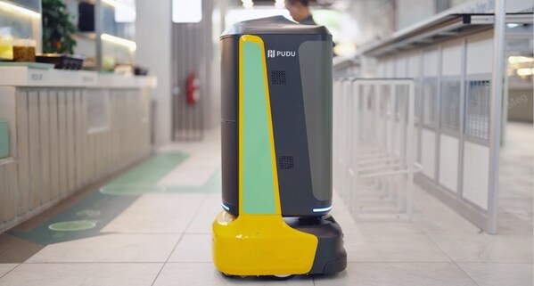 Pudu Robotics' FlashBot operates at Food Bayana in Malaysia, enhancing delivery efficiency and customer satisfaction.