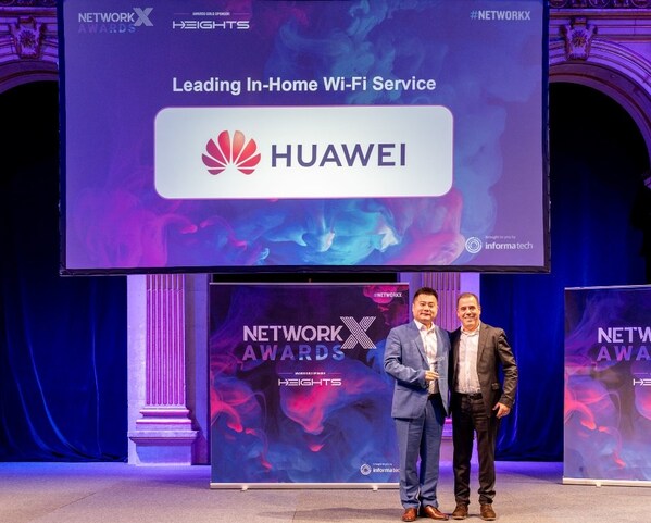 "Leading In-Home Wi-Fi Service" Award (PRNewsfoto/HUAWEI TECHNOLOGIES CO., LTD)