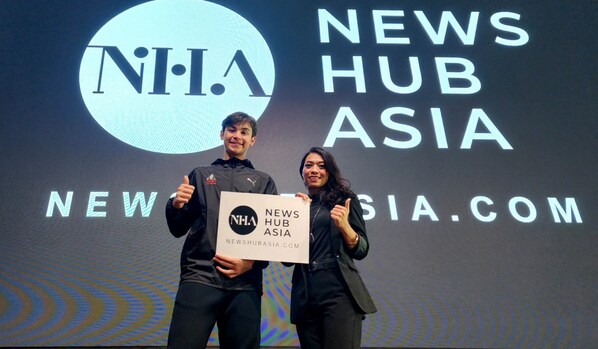 Saif Nordin (left) with News Hub Asia editor-at-large Ruzanna Muhammad