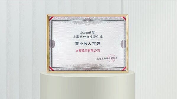 立邦入選2023“上海市外商投資企業(yè)百強榜單”，共享開放發(fā)展機遇