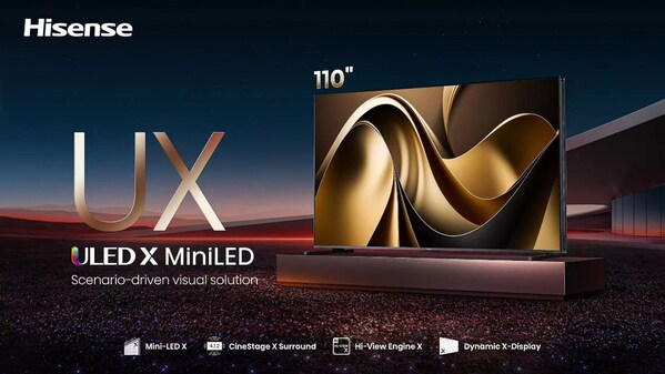 ซิชั่น พีอาร์ นิวส์ไวร์ - Hisense ส่ง ULED X Mini LED TV ขนาด 110 นิ้ว วางจำหน่ายแล้ววันนี้ทั่วโลก