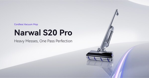 CISION PR Newswire - Narwal Launches the S20 Pro to Revolutionize Smart Home Technology With All-in-One Cordless Vacuum Mop Cleaner