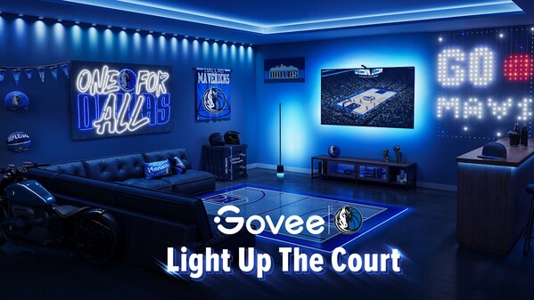 CISION PR Newswire - Govee Named The Official Smart Lighting Sponsor of The Dallas Mavericks