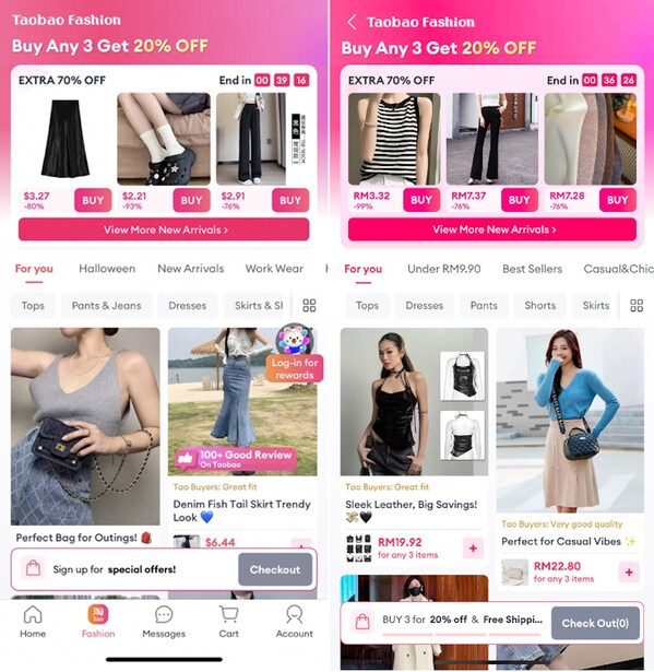 Users in Singapore and Malaysia can access Taobao Fashion through a dedicated channel on the Lazada app.