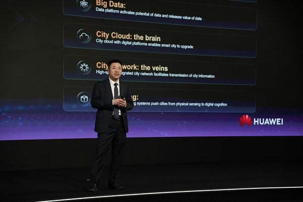 Hank Chen, R&D President of Government Public Services Digitalization BU, Huawei (PRNewsfoto/HUAWEI)