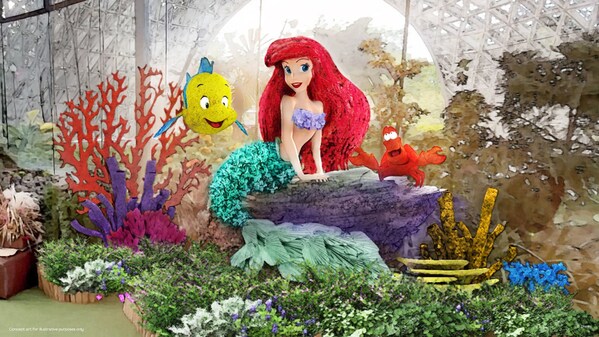 Garden of Wonder - The Little Mermaid. *Concept art is for illustrative purposes only