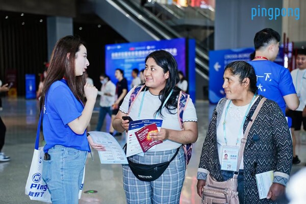 “International Sellers engage with PingPong at the Canton Fairwile  in search of suppliers”