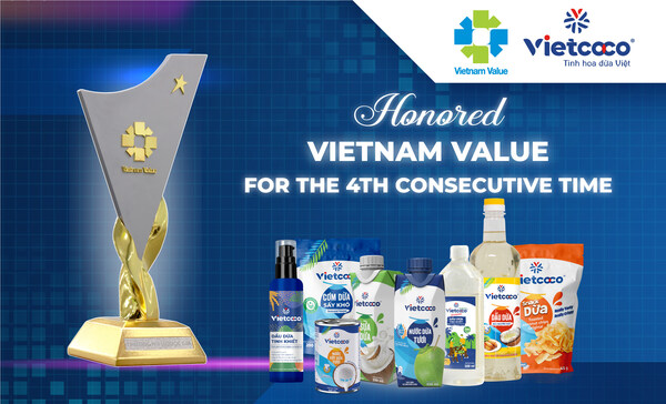 Vietcoco honored Vietnam Value for the 4th consecutive time