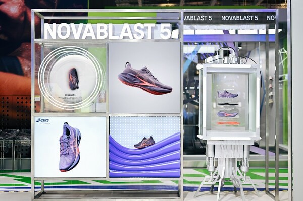 ASICS亚瑟士回弹性跑鞋代表产品NOVABLAST 5