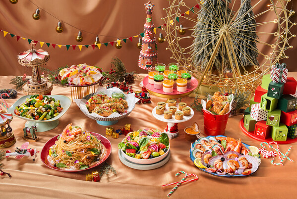 Orange Clove Christmas Buffet Spread