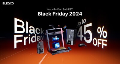 Elegoo has kicked off its much-anticipated Black Friday sale, running from November 4 to December 2, 2024 (PST).