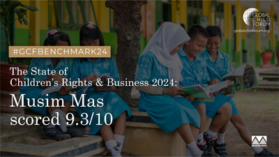 Musim Mas ranks in the top five of companies globally in the State of Children’s Rights and Business 2024 Global Benchmark, with a score of 9.3 out of 10.