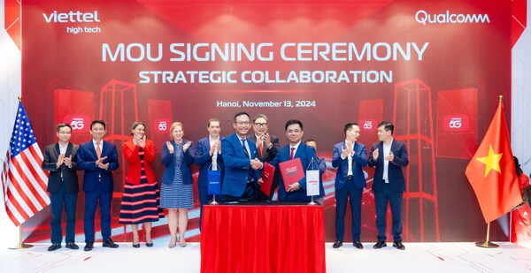 Viettel Launches the world’s first O-RAN 5G Network with Qualcomm. (PRNewsfoto/Viettel High Technology Industries Corporation)